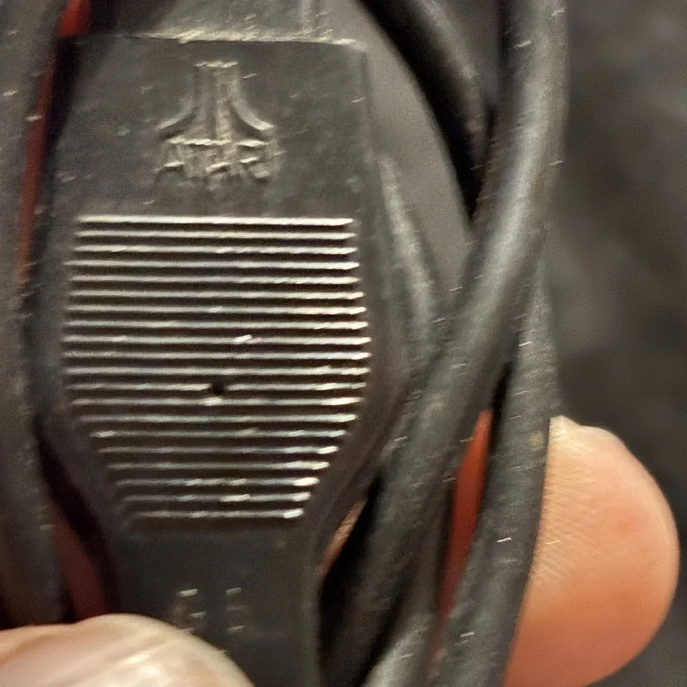 Atari 2600 Original Black Joystick with Red Button. Vintage